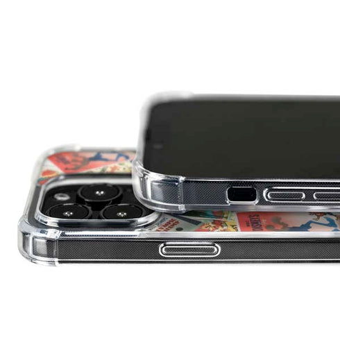 Disney Friends Retro Goofy Stamps Art iPhone 16 Pro MagSafe Case